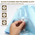 thumbnail image 5 of Uxcell 4Pcs Glass Polishing Cloth, 23.6x15.7" Microfiber Cleaning Cloths Lint & Streak Free Quickly Drying Towels for Glassware, Cars, Glasses, Phone Screens, Sunglasses, Purple, 5 of 7
