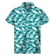thumbnail image 4 of Camisa hawaiana con estampado 3D de delfines y dibujos animados para hombre, camisetas de manga corta a la moda Harajuku, blusa con botones, 4 of 5