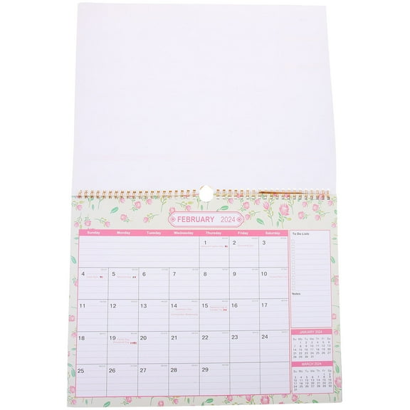 SHINYPASING Family Wall Calendar Rectangular 1Pack 14.93X11.79X0.39in