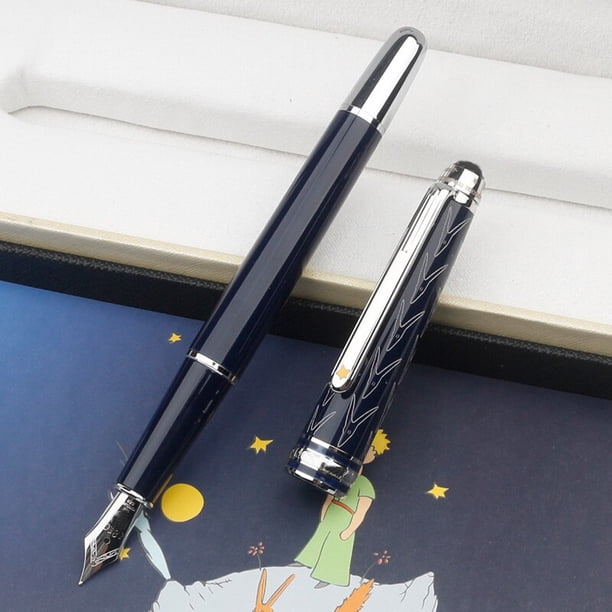 MB Monte Petit Prince-Bolígrafo De Metal rojo vino, edición de lujo, pluma estilográfica Rollerball, exquisita pluma de Gel de escritura