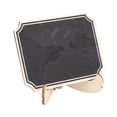 thumbnail image 4 of Paquete de 60 Mini Pizarras con Soporte,Tarjetas Tabla Rectángulo Pequeño Pizarra Pequeña de Madera para Bodas Fiestas de Cumpleaños Etiqueta de Alimentos Número de Mesa, 4 of 5