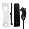 Bonacell Nintendo Wii Controller, Wii Remote with Silicone Case and Wrist Strap for Nintendo Wii and Wii U, Black