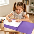 thumbnail image 6 of Plastic Folders with Pockets, Sturdy Heavy Duty File Folders with Business Card Slot, Poly Folders for Documents Letter Size, 2-Pocket Folder for Schoolwork & Office, 7 Assorted Colors 1pc, 6 of 6