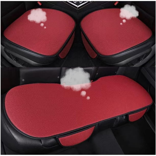 Almohadilla antideslizante para asiento de coche para verano, transpirable y refrescante, almohadilla antideslizante de seda de hielo para asiento de coche – 2024 nuevas fundas universales para asien