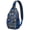Gothic Astrolo, variant on Marine Waves and Lighthouse Themed Travel Sling Backpack Lightweight Durable Multipurpose Crossbody Bag for Beach Sailing Hiking and Daily Commuting