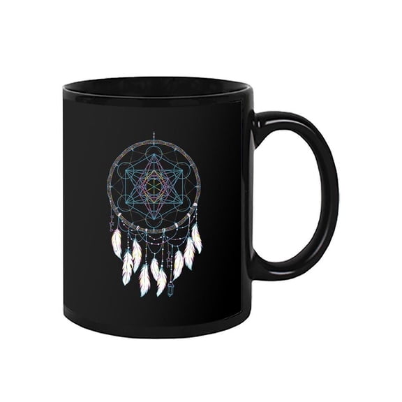 Sacred Geometry Dream Catcher Mug  -Image by Shutterstock,