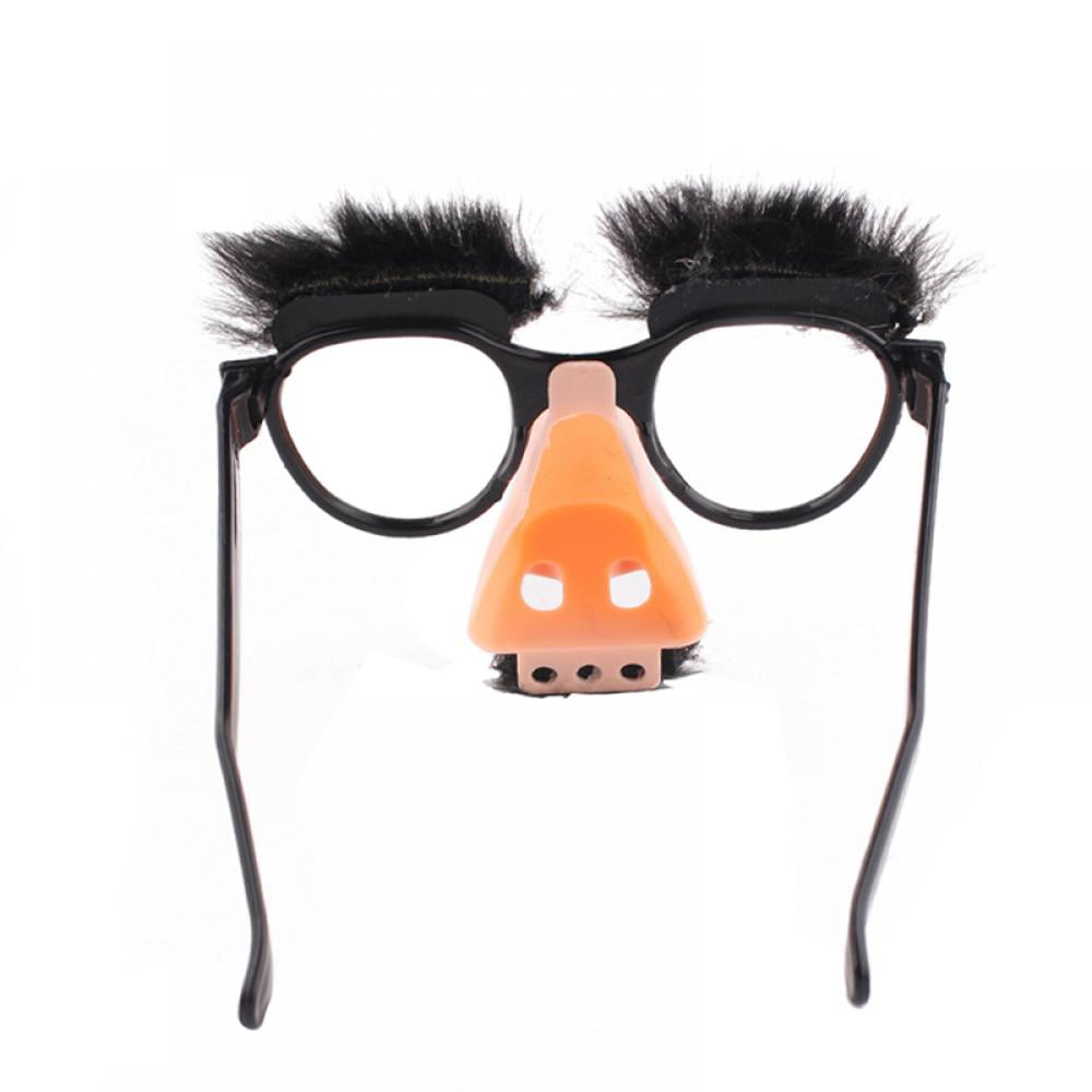 Classic Disguise Glasses with Funny Nose Eyebrows and Mustache Glasses  Halloween Party Cosplay Favor 