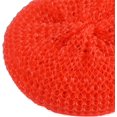 thumbnail image 3 of uxcell Plastic Kitchen Dish Pot Pan Mesh Scouring Washing Cleaning Scrubber Pad 5pcs Red, 3 of 3