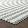 thumbnail image 3 of Luxe Weavers Moroccan Lines Area Rug Gray 8x10, Easy Clean Modern Home Décor Rug, 3 of 9