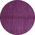 thumbnail image 1 of Ahgly Company Indoor Round Abstract Pink Modern Area Rugs, 5' Round, 1 of 4