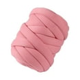 thumbnail image 4 of Hilo grueso de 250 g, hilo gigante de 25 mm para tejer a mano, hilo tubular, hilo voluminoso para mantas. Rosa, 4 of 9