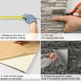thumbnail image 5 of 40PCS 13.7''x15'' Wall Panels Peel and Stick, 57 Sq Ft Self-Adhesive XPE Foam Stone 3D Wallpaper, 5 of 6