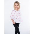 thumbnail image 4 of Little Star Baby Girl 2Pk Long Sleeve Peplum Shirts, Size 6M-5T, 4 of 5