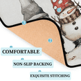 thumbnail image 5 of CURLYOOT Merry Christmas Winter Snowman Indoor Doormat, Non-Slip Absorbent Door Mat 24" x 16", Entrance Floor Mat Washable Entry Doormats for Entryway Front Back Door, 5 of 8