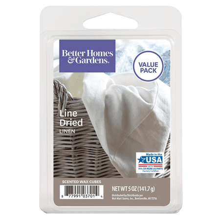 Better Homes & Gardens 5 oz Line Dried Linen Scented Wax Melts, Value (Best Brand Of Wax Melts)