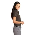 thumbnail image 3 of Port Authority Ladies Short Sleeve Easy Care Shirt-3XL (Coffee Bean/Light Stone), 3 of 6