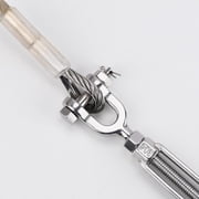 Tootaci 3/8 Stainless Steel Turnbuckles, Jaw and Jaw Cable Wire Tensioners, 3200lb Working Load Limit for Sun Shade Sail Tent Outdoor String Lights, 1PCS
