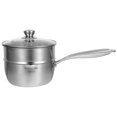 thumbnail image 1 of 1 Set of Saucepan with Steamer Stainless Steel Pot Nonstick Saucepan Cooking Small Pot, 1 of 9