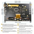 thumbnail image 4 of Upgraded! 7inch Touchscreen Monitor with Dual Speakers, 1024x600 IPS LCD Display & Case, HDMI Portable Screen Capacitive Touch Brightness Adjustable, for Raspberry Pi 3 4 B B+ Windows Mac Drive-Free, 4 of 5