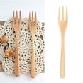 thumbnail image 4 of Salad Fork, Compact Wooden Dessert Fork  For Camping For Kitchen, 4 of 8