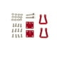 thumbnail image 4 of Bewildely 2 piezas gancho de remolque simulación ancla cabrestante suelo remolque portátil niño juguetes Metal regalos de cumpleaños reemplazo para Rojo 5piezas Bewildely CBP208631, 4 of 4