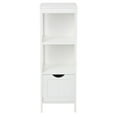 thumbnail image 1 of Era Spazio Bath Storage Tower Organizer, White, 1 of 5