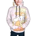 thumbnail image 5 of Sanrio Cinnamoroll Kids' Hoodie 3d Print Sweatshirt Soft Pullover Hooded With Big Pockets Fans Gifts For Boys Or Girls Small, 5 of 7