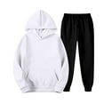 thumbnail image 5 of Hearthz Sweatsets Women 2 Piece Outfit Fleece Comfort Plain Oversized Lounge Hoodie Sweatsuit Sets Women's Matching Sweat Sets with Pockets, 5 of 6