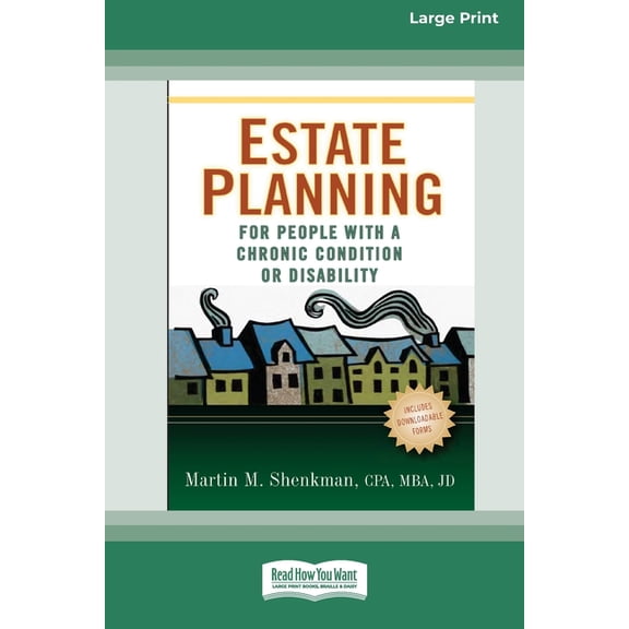 Estate Planning for People with a Chronic Condition or Disability (16pt Large Print Edition), (Paperback)