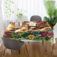thumbnail image 6 of YAZAOO Square Tablecloth Dogs Running Among Butterflies Pattern Tableclothes, 6 of 9