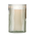 thumbnail image 4 of Better Homes & Gardens Green Glass Ribbed Hurricane Candle Holder, 8", Large, Living Room, 4 of 5
