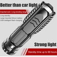 thumbnail image 3 of AVEKI Summarizy-1 Flashlight Light Source Three-Stop Adjustment Small Mini Portable USB Charging Super Bright Long Range Multifunctional Flashlight Waterproof Flashlight High Lumens for Camping B0514, 3 of 7