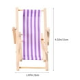 thumbnail image 2 of CNKOO Micro Landscape Mini Beach Chair  Party Decorations Kids 3Pack 4.3X2In, 2 of 8