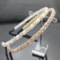 thumbnail image 2 of 5 Pcs Cerceau de Cheveux en Strass Mode Serre-Tête Fin, 2 of 10