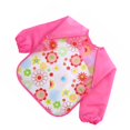 thumbnail image 3 of TureClos Lovely Baby Bibs Infant Long Sleeve Waterproof Baby Feeding Smock Children Plastic Coverall Bib Toddler Scarf, 3 of 5