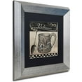 thumbnail image 2 of Trademark Fine Art "Bistro Parisienne III" Canvas Art by Color Bakery Black Matte, Silver Frame, 2 of 4