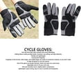 thumbnail image 3 of Full Finger Cycling Gloves, 1 Pair Valve Lining Non Slip Shock Absorption Racing Gloves for Men Women, 3 of 7