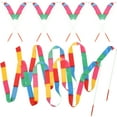 thumbnail image 1 of Mobutofu 10Pcs Kids Ribbon Bright Colors For Chinese Dance And Decorative Props, 1 of 5