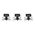 thumbnail image 3 of Transemion 1/2/3/5 Kitchen Hanger Self-adhesive Replacement Solid Color Rotatable 6 Claw Detachable Cup Brush Rack Holder Accessories Black 3PCS, 3 of 6