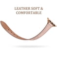 thumbnail image 3 of Correa de reloj Charlam Slim Leather, 40 mm, 38 mm, 41 mm, 42 mm, 44 mm, rosa, 3 of 7
