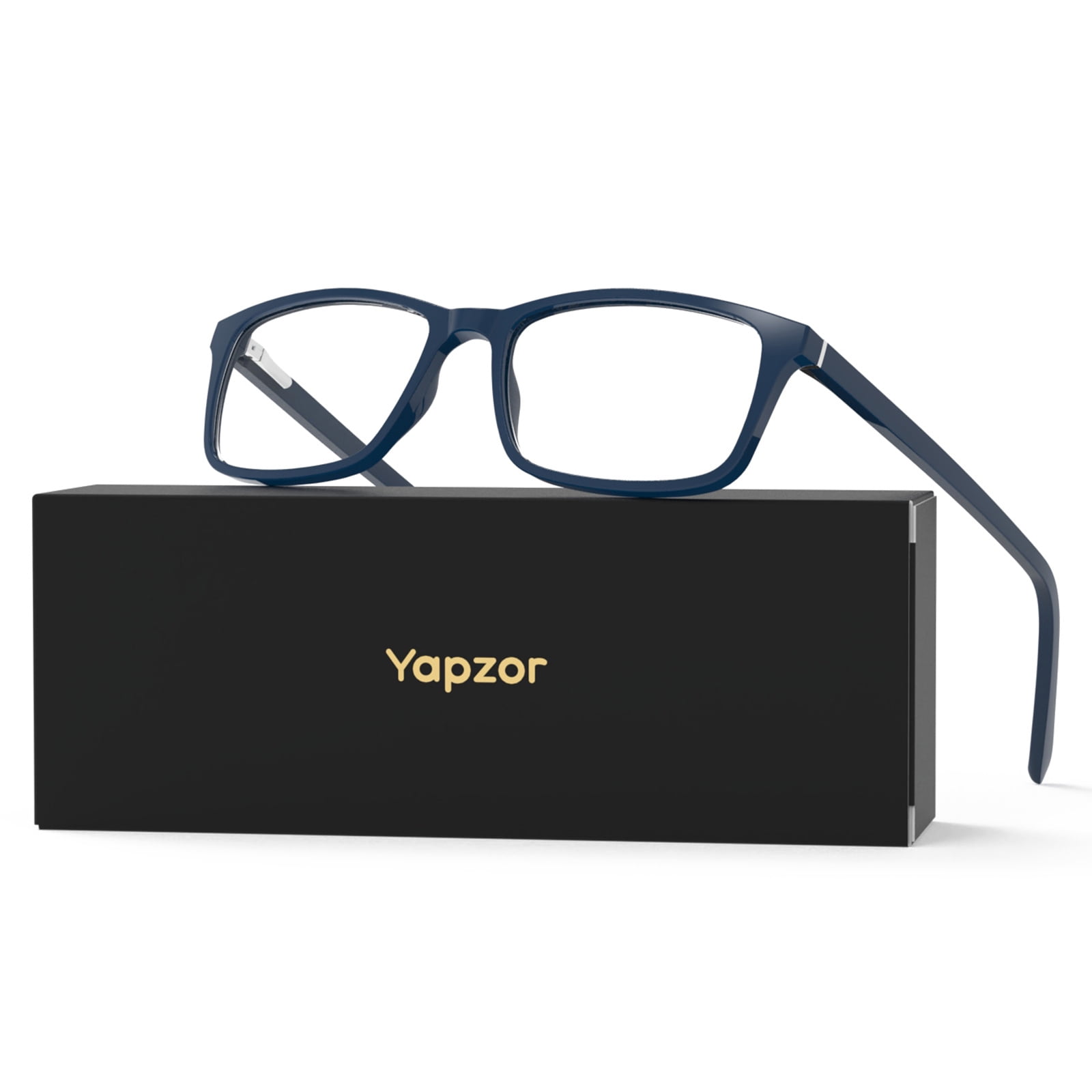 Computer Reading Glasses Reduce Eye Strain and Dry Eyes. YAPZOR Blue Light Blocking Glasses For Men Women 