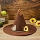 thumbnail image 2 of Txlixc Sombrero de espantapájaros, Sunflower felt Wizard hat role play Fittings para Halloween Txlixc moda, 2 of 9