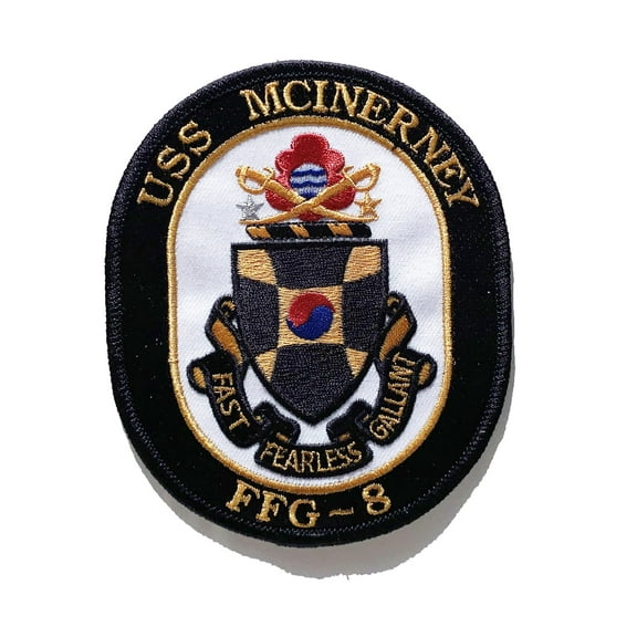 USS McInerney FFG-8 Patch – Sew On