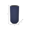 thumbnail image 6 of Sagebrook Home Ceramic Ridged Vase Classic Decorative Vase for Home or Office Flower Display, 6 of 7