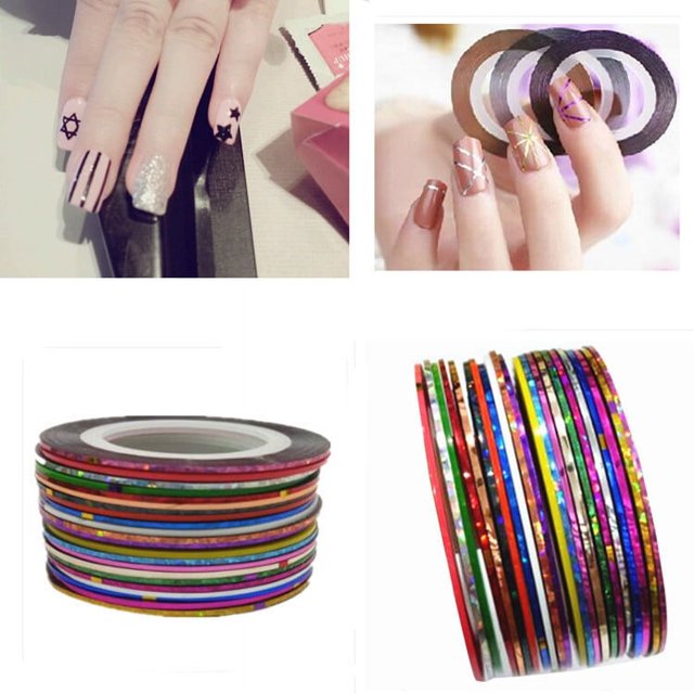200 piezas de línea de producción de cinta de manicura JM adhesivos fototerapia uñas de cristal cinta para pintar uñas