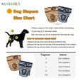 thumbnail image 3 of Washable Female Dog Diapers, Reusable Adjustable Doggie Diaper Wraps Super-Absorbent and Comfortable for Small Medium Dogs (S, Blue), 3 of 10