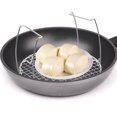 thumbnail image 3 of Stainless Steel Steam Rack Air Fryer Pans Accessories Kitchen Steamer Cooking Airfryer, 3 of 6