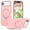 Pink, variant on Magnetic for iPhone Air Case [Compatible with Mag-safe] with Stand, [Military Grade Drop Protection] Shockproof Translucent Back Slim Protective