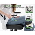 thumbnail image 4 of Silla de oficina ergonómica Veratric de malla con respaldo alto y soporte lumbar, 4 of 9