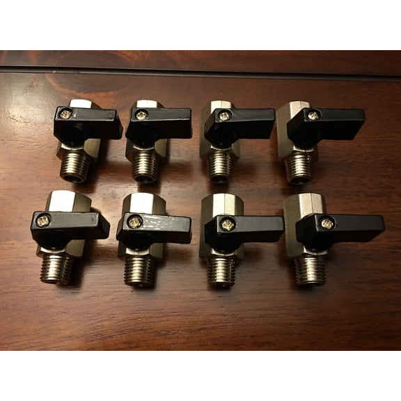 Carpet Cleaning 1/4" Ball Shut-Off Valve (Set of 8) Carpet Cleaning Ball Valve